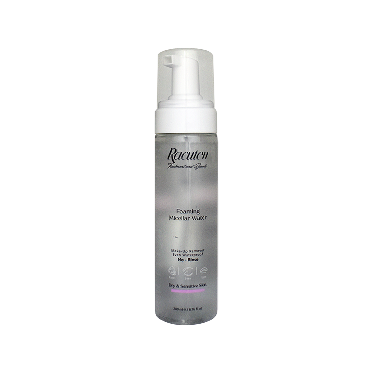 فوم میسلار پاک کننده آرایش پوست خشک و حساس راکوتن حجم 200 میلی لیتر