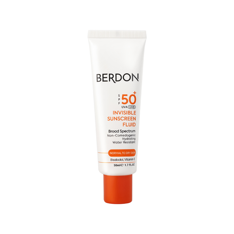 فلویید ضد آفتاب بی رنگ پوست های خشک و معمولی بردون SPF50 حجم 50 میلی لیتر