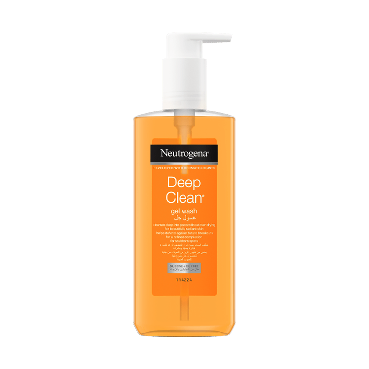 ژل شستشوی روزانه نوتروژینا مدل Deep Clean حجم 200 میلی لیتر