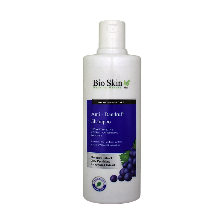 شامپو ضد شوره هسته انگور بایو اسکین حجم 200 میلی لیتر