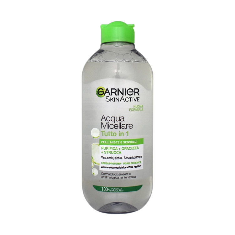 میسلار واتر پوست چرب و مختلط گارنیه حجم 400 میلی لیتر