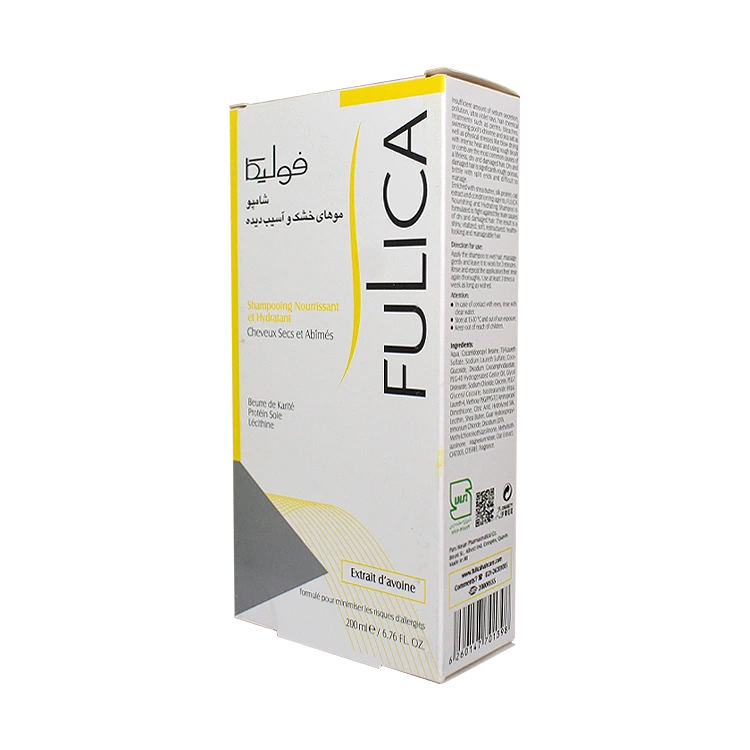 قیمت شامپو موهای خشک و آسیب دیده فولیکا حجم 200 میلی لیتر
