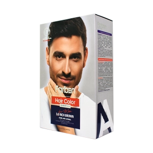 شامپو رنگ مو آقایان قهوه ای فاربن شماره 3