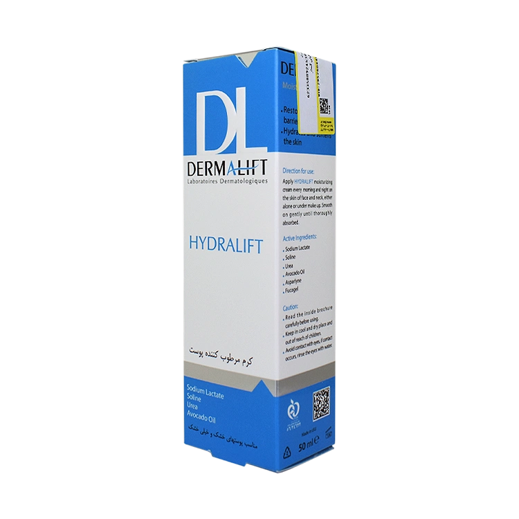 قیمت کرم مرطوب کننده قوی پوست خشک هیدرالیفت درمالیفت حجم 50 میلی لیتر