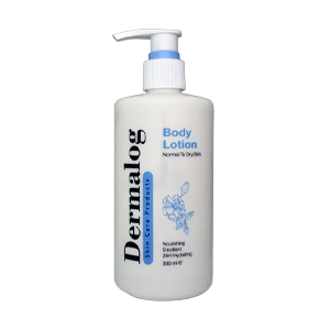 لوسیون بدن پوست خشک و معمولی درمالوگ حجم 330 میلی لیتر