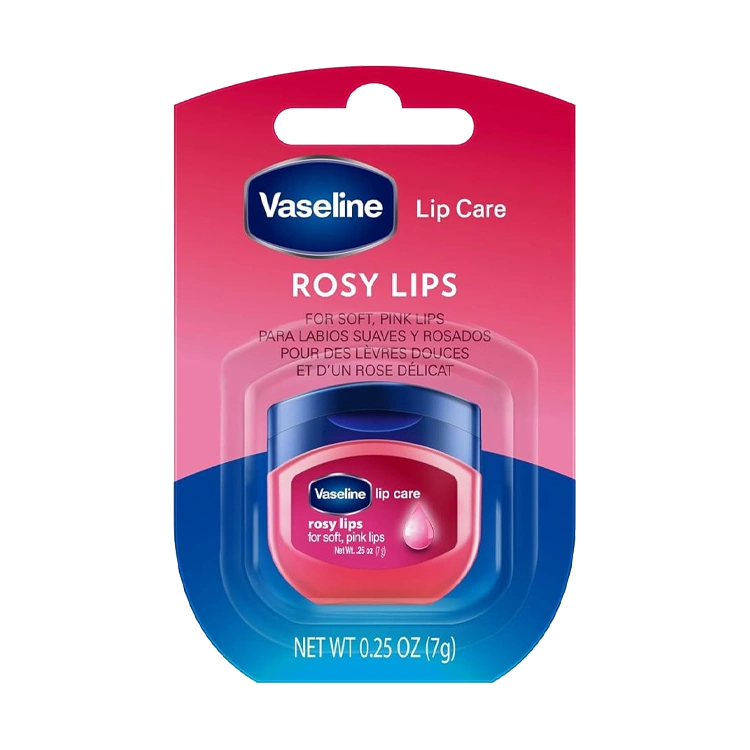 بالم لب رنگی گل رز وازلین حجم 7 گرم