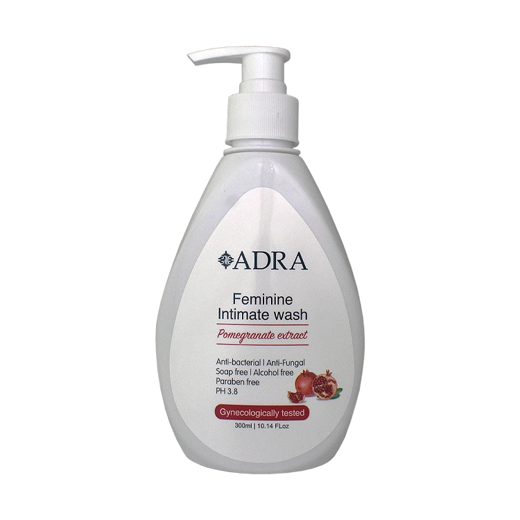 ژل بهداشتی بانوان عصاره انار آدرا حجم 300 میلی لیتر