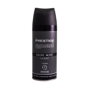 اسپری بدن مردانه پرستیژ مدل Encre Noire Lalique حجم 150 میلی لیتر