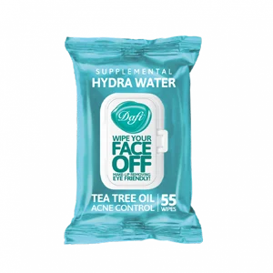 دستمال مرطوب پاک کننده آرایش دافی مدل Hydra Water بسته 55 عددی