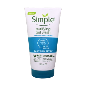 ژل شستشوی پوست چرب و مستعد جوش سیمپل مدل Purifying حجم 150 میلی لیتر