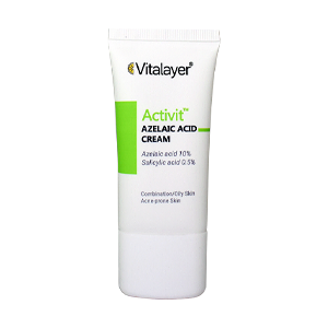 کرم آزلائیک اسید 10 درصد ویتالیر حجم 30 میلی لیتر