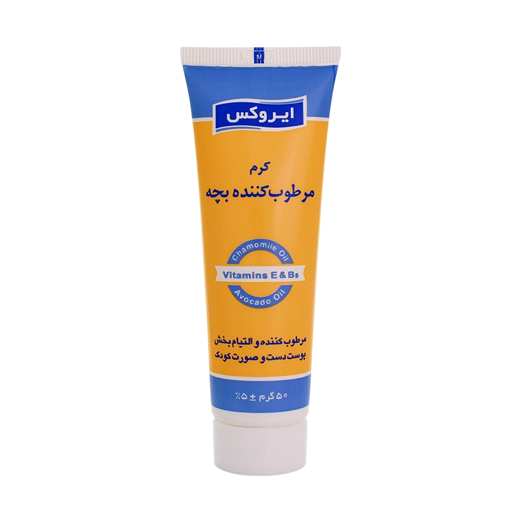 کرم مرطوب کننده بچه ایروکس حجم 50 میلی لیتر