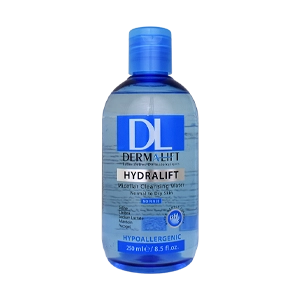 میسلار واتر پوست های خشک و معمولی هیدرالیفت درمالیفت حجم 250 میلی لیتر