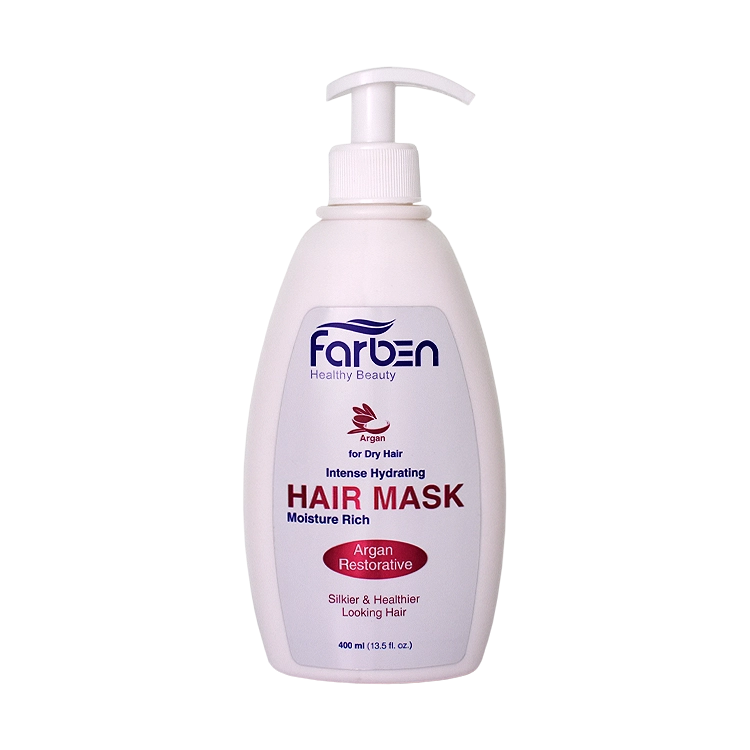 ماسک موهای خشک روغن آرگان فاربن حجم 400 میلی لیتر