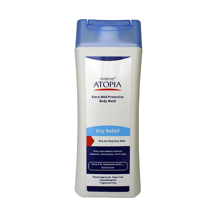 شامپو بدن مرطوب کننده پوست های خشک و خیلی خشک درای ریلیف آردن آتوپیا وزن 250 گرم