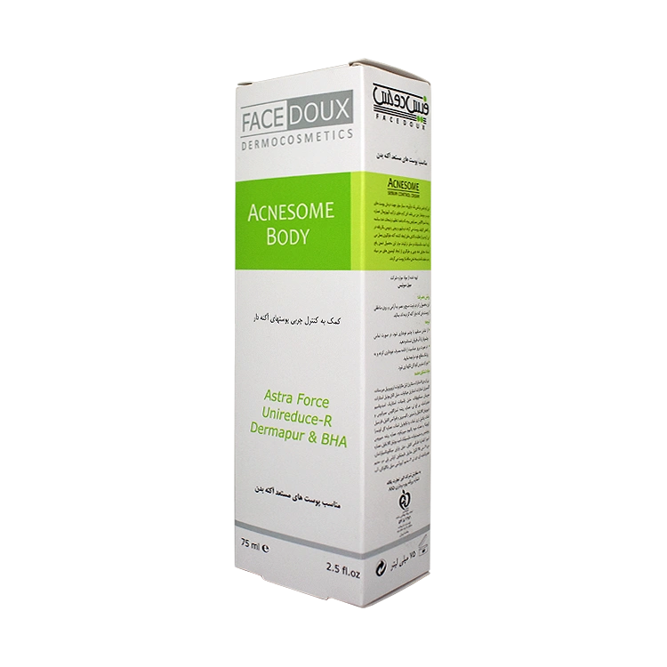 قیمت کرم ضد جوش قوی بدن آکنه زوم فیس دوکس حجم 75 میلی لیتر