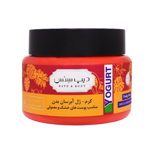 ماست بدن پوست های خشک و معمولی میوه های استوایی دیپ سنس حجم 250 میلی لیتر