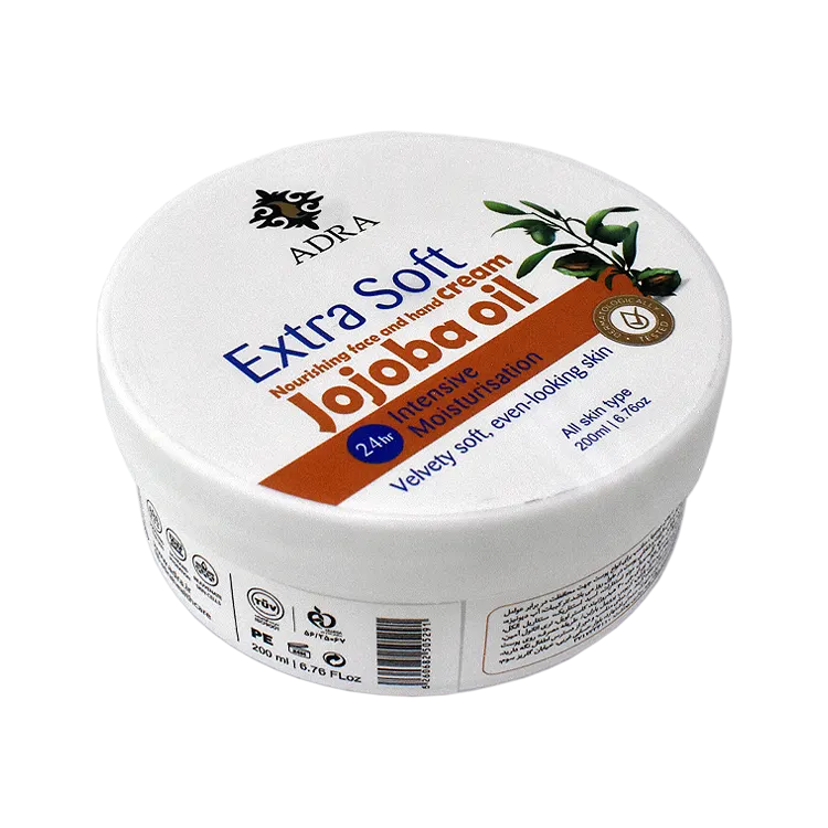 کرم مرطوب کننده کاسه ای جوجوبا اکسترا سافت آدرا حجم 200 میلی لیتر