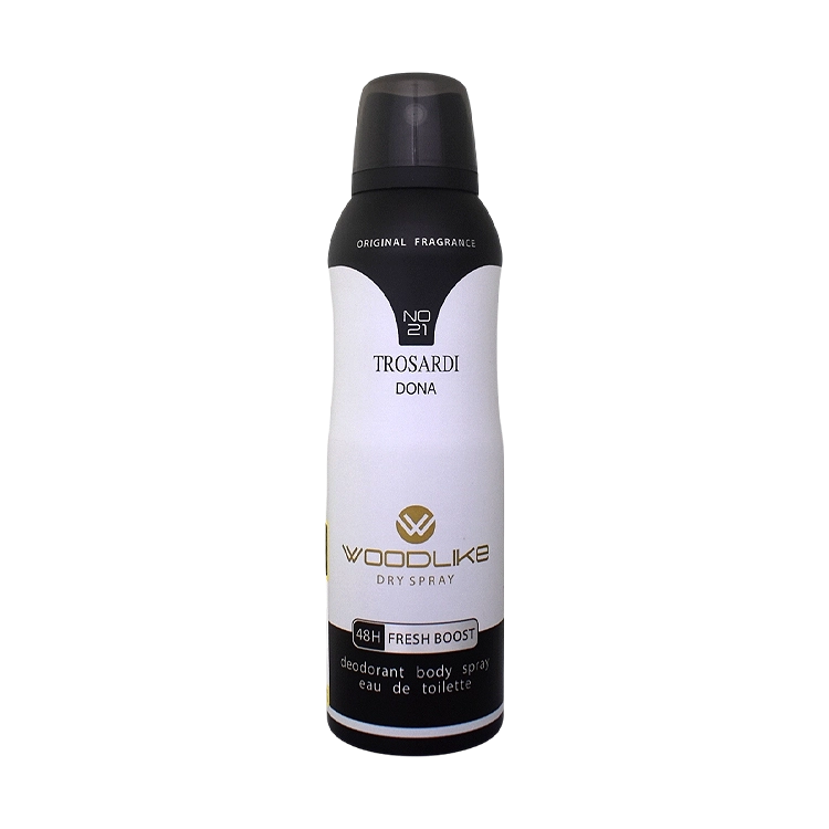 اسپری بدن زنانه وودلایک مدل Trosardi Dona حجم 200 میلی لیتر
