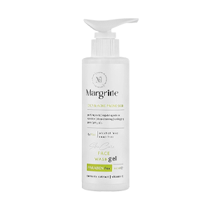 ژل شستشوی صورت پوست های چرب و مستعد جوش مارگریت حجم 200 میلی لیتر