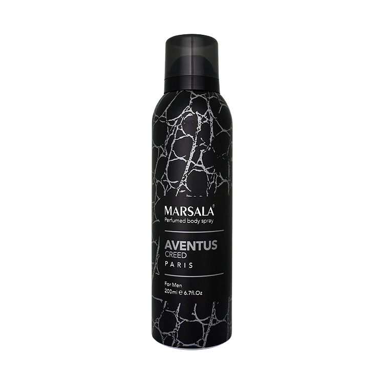 اسپری بدن مردانه مارسالا مدل Creed Aventus حجم 200 میلی لیتر