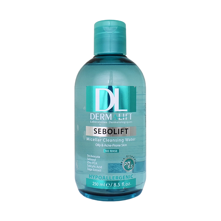 میسلار واتر پوست های چرب و جوشدار سبولیفت درمالیفت حجم 250 میلی لیتر