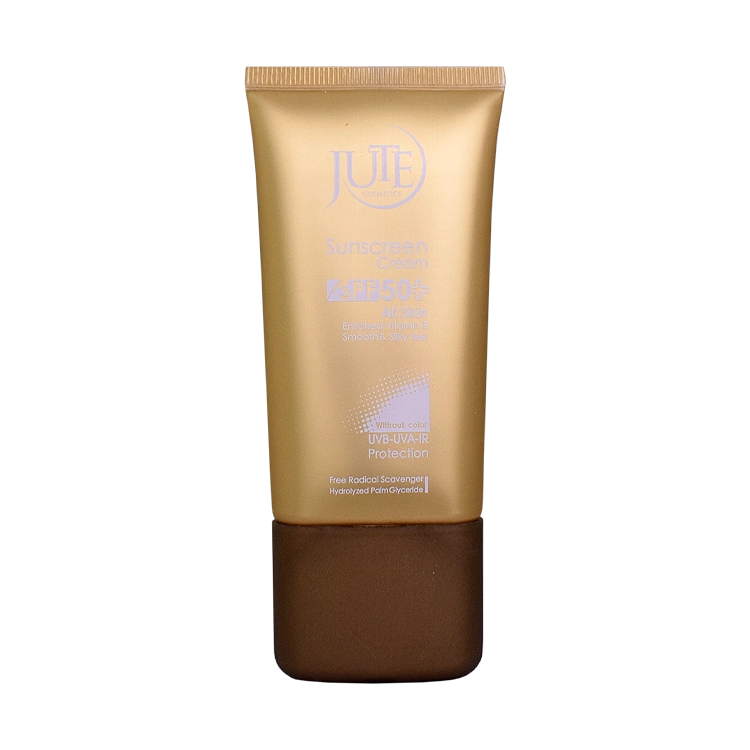 کرم ضد آفتاب بی رنگ انواع پوست ژوت SPF50 حجم 50 میلی لیتر