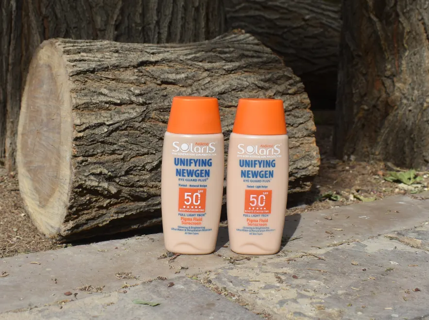 نقد و بررسی فلویید ضد آفتاب ضد لک بژ طبیعی یونی فایینگ نیوژن آردن سولاریس SPF50 حجم 75 میلی لیتر