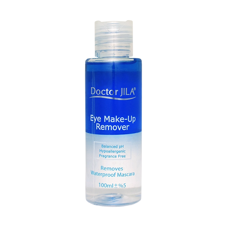 محلول پاک کننده آرایش چشم دوفاز دکتر ژیلا حجم 100 میلی لیتر