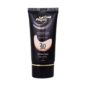کرم ضد آفتاب بژ روشن انواع پوست فیتو وان SPF40 حجم 30 میلی لیتر
