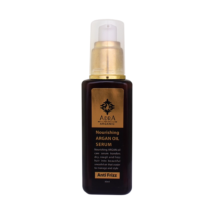 سرم مو مغذی و آنتی فریز روغن آرگان آدرا حجم 80 میلی لیتر