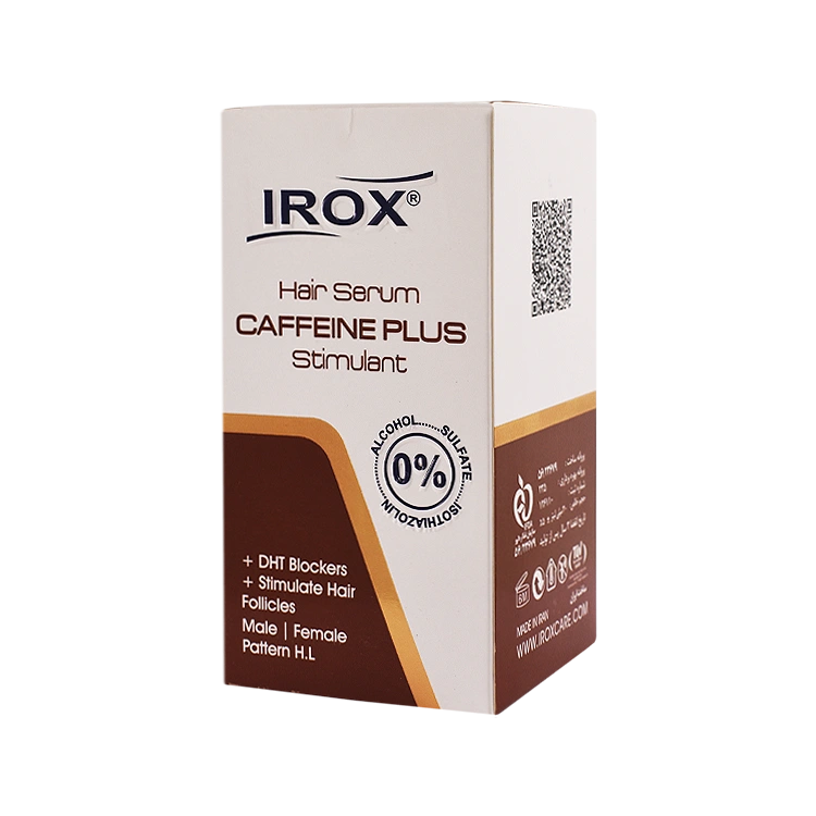 خرید سرم مو ضد ریزش کافئین پلاس ایروکس حجم 30 میلی لیتر