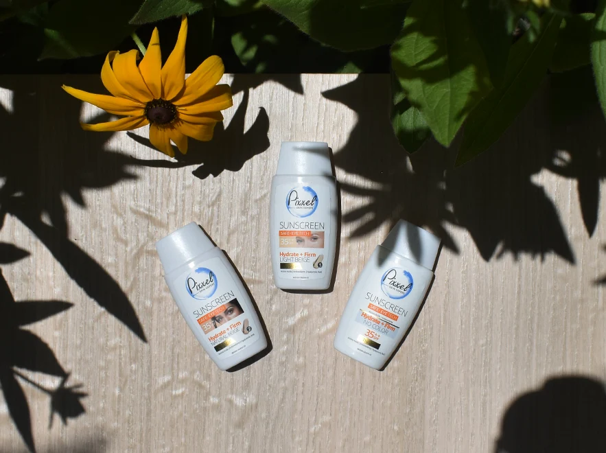 نقد و بررسی کرم ضد آفتاب فیزیکال بژ طبیعی دور چشم و صورت پیکسل SPF35 حجم 50 میلی لیتر