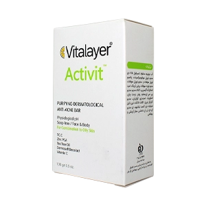 پن شستشوی صورت پوست های چرب و جوش دار اکتی ویت ویتالیر وزن 100 گرم