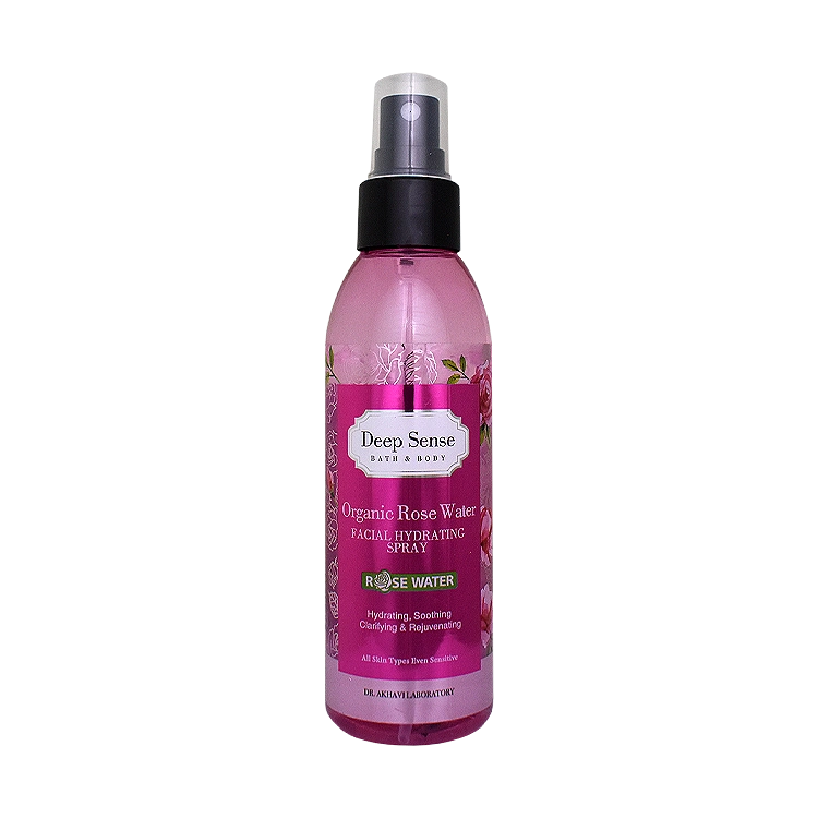 اسپری آبرسان صورت گلاب دیپ سنس حجم 150 میلی لیتر