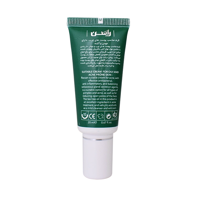 خرید کرم ضد جوش و آکنه راسن حجم 20 میلی لیتر