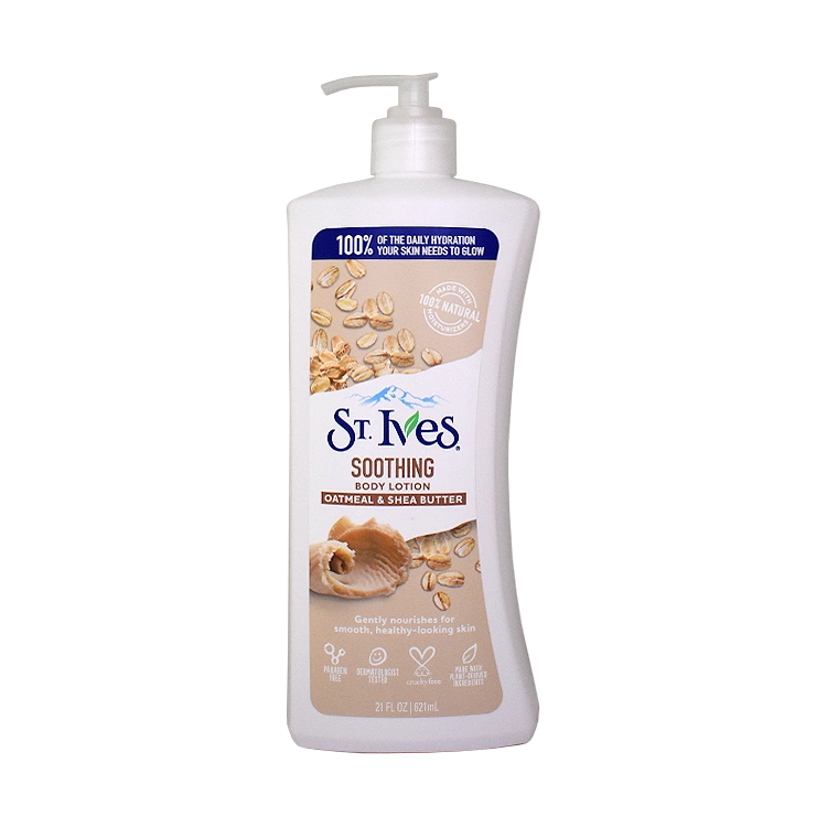 لوسیون بدن عصاره جو دوسر و شی باتر سینت ایوز مدل Soothing حجم 621 میلی لیتر