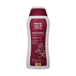 شامپو کراتینه فاقد سولفات نوتریسل نئودرم حجم 300 میلی لیتر