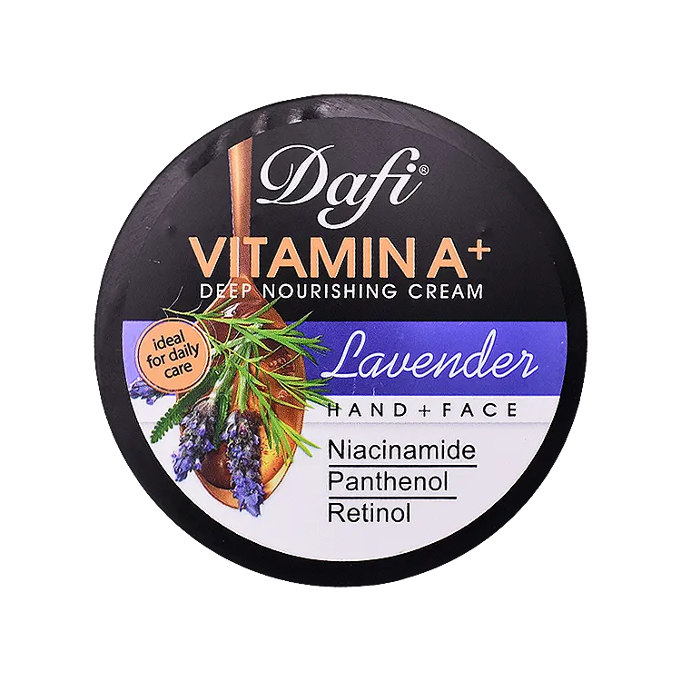 قیمت کرم مرطوب کننده ویتامین A و عصاره اسطوخودوس دافی حجم 270 میلی لیتر