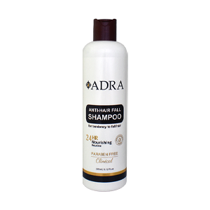 شامپو ضد ریزش کافئین و عسل آدرا حجم 270 میلی لیتر