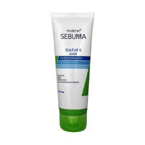 ماسک ضد جوش و پاکسازی کننده پوست چرب آردن سبوما مدل Sulfur 5 وزن 75 گرم