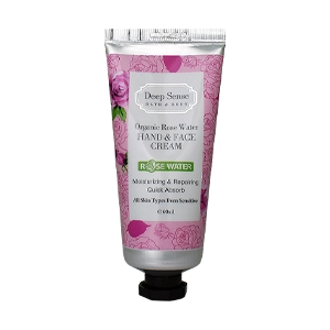 کرم مرطوب کننده تیوپی پوست حساس گلاب دیپ سنس حجم 60 میلی لیتر