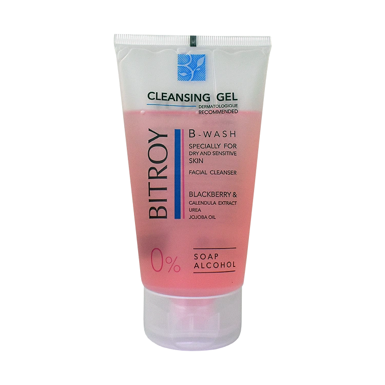 ژل شستشوی صورت پوست های خشک و حساس بیتروی حجم 150 میلی لیتر