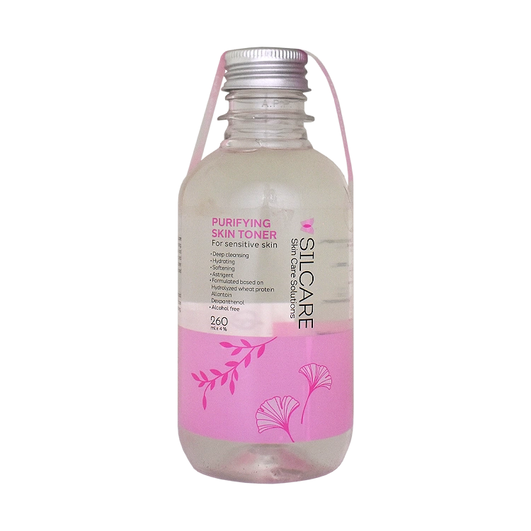تونر پاک کننده پوست حساس سیلکر حجم 260 میلی لیتر