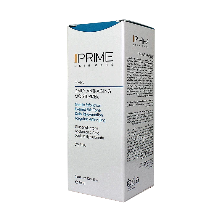 قیمت کرم بازسازی کننده و آبرسان صورت PHA 5 درصد پرایم حجم 50 میلی لیتر