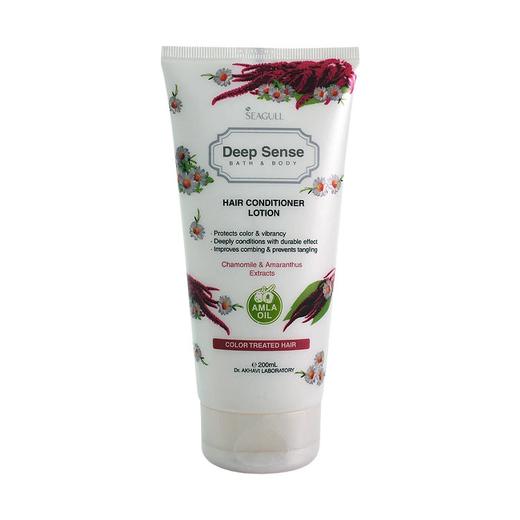 لوسیون نرم کننده موهای رنگ شده دیپ سنس حجم 200 میلی لیتر