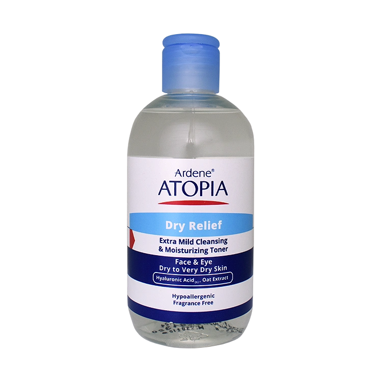 تونر پاک کننده پوست های خشک و خیلی خشک درای ریلیف آردن آتوپیا وزن 250 گرم