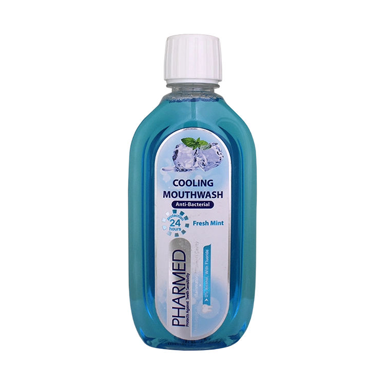 دهانشویه خنک کننده فارمد مدل Anti Bactrial حجم 400 میلی لیتر