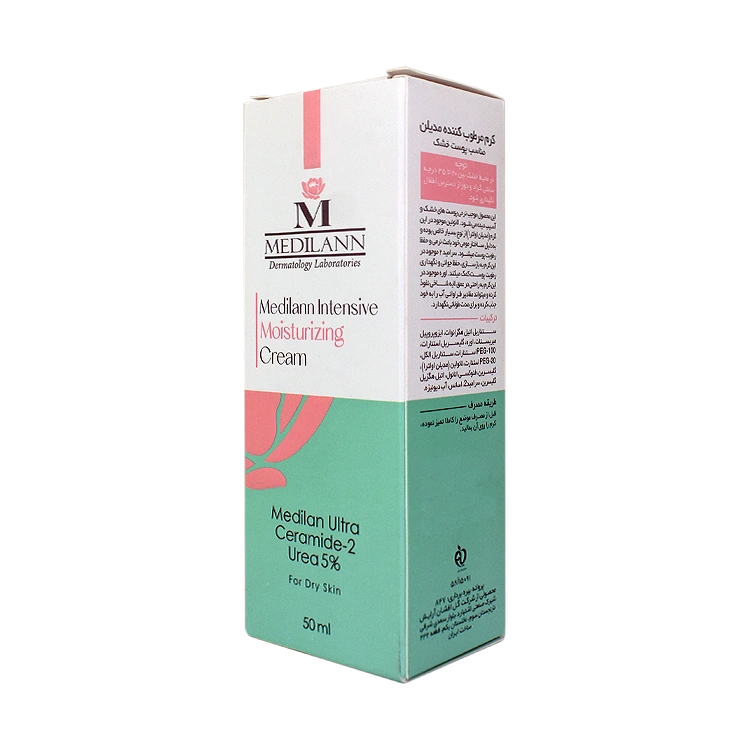 قیمت کرم مرطوب کننده پوست های خشک و معمولی مدیلن حجم 50 میلی لیتر