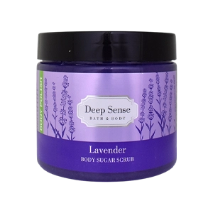 ژل اسکراب شکری بدن انواع پوست لوندر دیپ سنس حجم 400 میلی لیتر